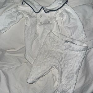 Janie and Jack White Kids Matching Set